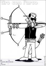 coloriage-tir-arc-1